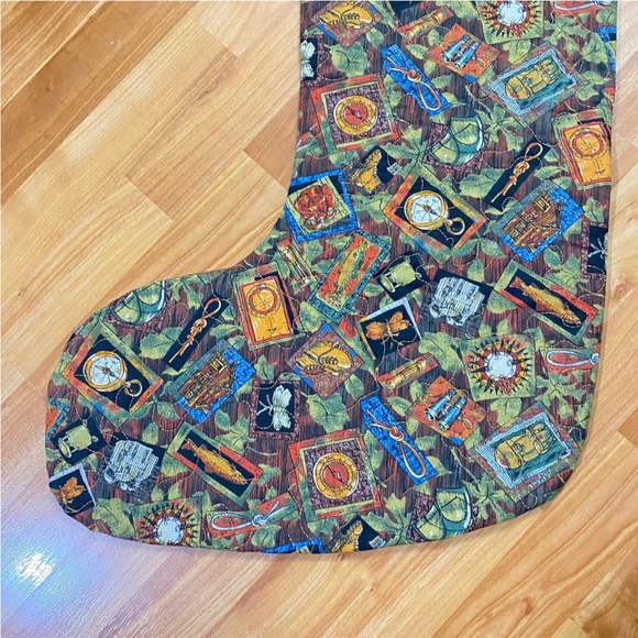 Quilted Christmas Stocking for Dad - Picture 8 of 10